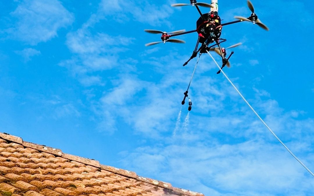 Nettoyage de toiture par drone Doubs Aéro Solutions